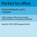 HP LaserJet Pro 3001dwe Wireless Black & White Printer with HP+ - White/Gray - Like New
