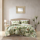 TOMMY BAHAMA QUEEN PALMIERS COMFORTER SET GREEN TOMMY BAHAMA TROPICAL BOTANICAL - Brand New