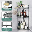 Binecer Corner Shower Caddy Standing, 3-Tier Rustproof Shower Organizer - Brand New