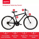 HUFFY ALPINE MOUNTAIN BIKE - 26” WHEELS - 15 SPEEDS - BLACK - Like New