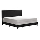 DHP JANFORD UPHOLSTERED BED, KING 4156049 - BLACK - Like New