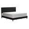 DHP JANFORD UPHOLSTERED BED, KING 4156049 - BLACK - Like New