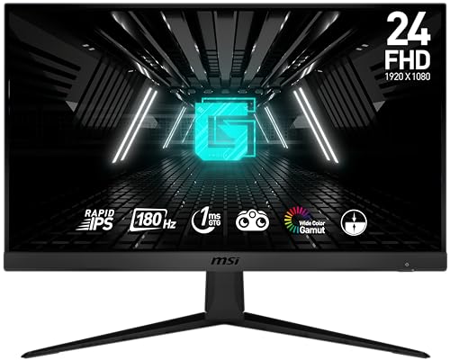 MSI 24" 180 HZ RAPID IPS FHD GAMING MONITOR 1920 X 1080 G2412F - Like New