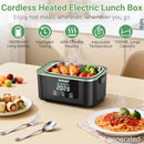 INSMART CORDLESS ELECTRIC LUNCH BOX FOR ADULTS 1.5L LARGE PORTABLE BOX -BLACK - Like New