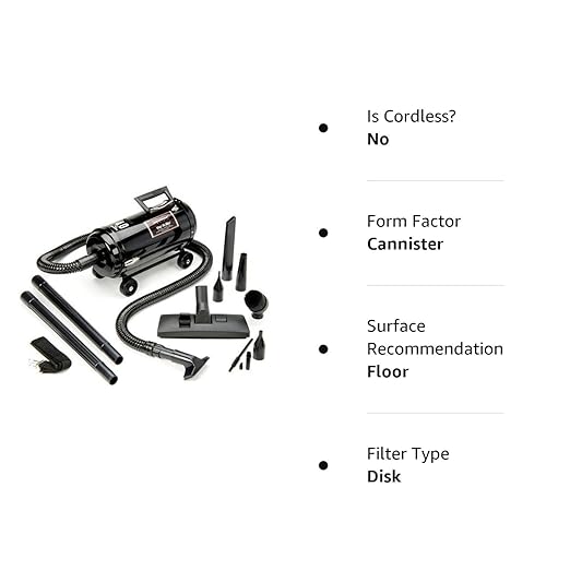 Metrovac Vac N' Blo 4.0 Peak HP Automotive Car Detailing Vacuum VNB94BD - BLACK - Like New