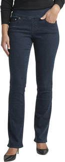 JAG JEANS WOMEN'S PALEY MID RISE BOOTCUT PULL-ON JEANS - SIZE: 16X33 - MIDNIGHT - Brand New