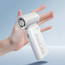 JISULIFE Turbo Hand Fan - 2024 Ultra Power Pocket Fan, Unique Sleek Design - Like New
