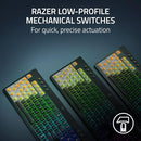 RAZER BLACKWIDOW V4 TKL HYPERSPEED WIRELESS KEYBOARD SWITCHES - BLACK - Like New