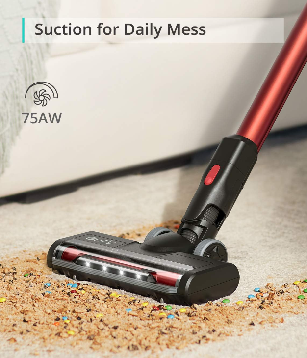 eufy by Anker HomeVac S11 Lite Cordless Stick Vacuum Cleaner Red T2503Z91 - Like New