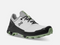 34.99002 On Men's Cloudventure Peak Low Hiking Shoes WHITE/LEAF SIZE 9 Like New