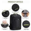 Lekebobor 15.6" Laptop Backpack with USB Charging Port B09YYG4DSV - Black - Like New