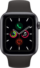 For Parts: APPLE WATCH SERIES 5 GPS CELLULAR 40MM SPACE GRAY BLACK BAND -CANNOT BE REPAIRED