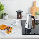 BIALETTI NEW VENUS INDUCTION STOVETOP COFFEE MAKER 4 CUPS 5.7 OZ - SILVER - Like New