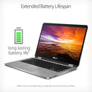 ASUS VivoBook Flip 2IN1 14” HD Touch N4020 4 64GB SSD Grey J401MA-DB02 W10 - Brand New
