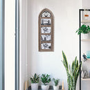 Adeco 4 Openings 4x6 Solid Wood Collage Picture Frame B0BG18GJWD - Brown - Brand New