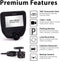 Rexing V360 360 Degree Wide Angle Dual Channel Dashboard Camera - Black - Like New