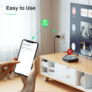 GOSUND 2-IN-1 COMPACT DESIGN 2.4 GHZ WI-FI SMART PLUG, 4 PACK - Like New