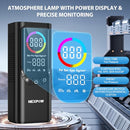 NEXPOW TIRE INFLATOR AIR COMPRESSOR 150PSI 9000MAH CORDLESS NP17 - BLACK - Like New