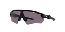 OAKLEY YOUTH RADAR EV XS PATH SUNGLASSES MATTE BLACK PRIZM GRAY LENSES 122MM - Like New