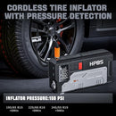 HPBS Jump Starter Air Compressor 5000A Starter 150 PSI LCD Display - Gray/Black - Like New
