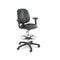 SAFCO PRODUCTS 6689BL ADJUSTABLE T-PAD ARM SET APPRENTICE II HEIGHT CHAIR BLACK - Like New