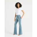 SOFIA BY SOFIA VERGARA WOMEN'S MELISA HIGH RISE FLARE JEANS SIZE: 4 - LIGHT WASH - Brand New