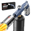 ZONIXZZ PROPANE TORCH,3272°F HEAVY DUTY GUN FLAME THROWER GUN - BLUE - Like New