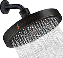 SPARKPOD Rain Shower Head, 6 Inch Round, Vintage Oil-Rubbed Bronze Finish - Brand New