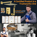 SR SUN RISE SR SUN RISE SHOWER FAUCETS SETS COMPLETE BRUSHED GOLD - Like New