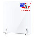 YUESUO Replacement for INTELLIMADE NO Cutout Sneeze Guard Panel - Clear - Brand New