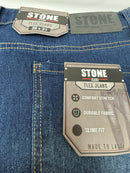 STONE FLEX JEANS 4-WAY STRETCH - SIZE: MEN 38X31 - DARK WASH - Brand New