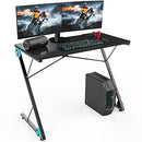 SMUGDESK GAMING DESK, Z-SHAPED COMPUTER DESK PC GAMING TABLE, GIFT - Like New