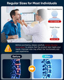 GENERIC CERVICAL TRACTION DEVICE AIR COLLAR: INFLATABLE NECK STRETCHER - WHITE - Like New