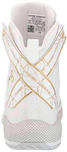 Under Armour Women's HOVR Highlight Ace Volleyball Shoe White/Wht/Gld - Like New