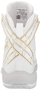 Under Armour Women's HOVR Highlight Ace Volleyball Shoe White/Gold Size 8 - Brand New