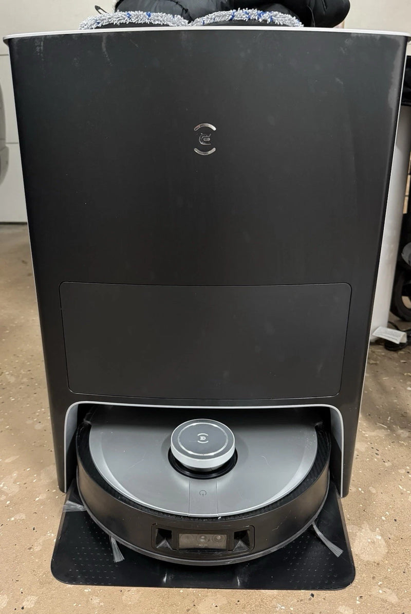 DEEBOT X1 OMNI-BLACK CLEANING ROBOT BLACK 3-IN-1 AUTO VACUUM - - Scratch & Dent