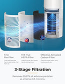 NUWAVE OXYPURE AIR PURIFIERS 3XL H13 HEPA FILTER HEPA-105 - WHITE - Like New