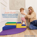 ECR4KIDS SOFTZONE JUNIOR ADVENTURER'S SUMMIT STEP CORNER CLIMBER ASSORTED - Like New