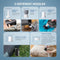 RTLOII PORTABLE AIR PUMP FOR INFLATABLES ULTRA-MINI AIR MATTRESS PUMP 4X MORE - Like New