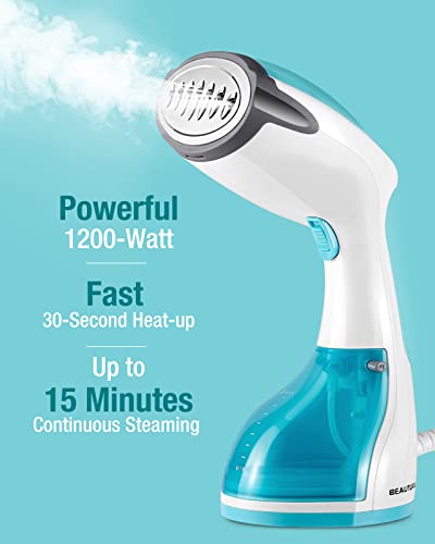BEAUTURAL STEAMER FOR CLOTHES PORTABLE 722NA-0001 - AQUA - Like New