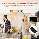 PAMAPIC Electric Heater, Remote Control Wall-Mounted, 1500W B08FHSK38K - Gold - Brand New