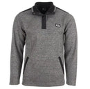 SPYDER MEN'S PULLOVER FLEECE HENLEY BASE LAYER SIZE CHARCOAL HEATHER, SMALL - Brand New