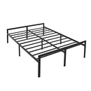 MOFESUN MF-H8Q QUEEN BED FRAME METAL PLATFORM BED WITH STORAGE - BLACK - Like New