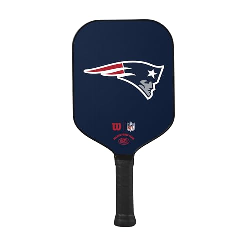 Wilson NFL Collection Fierce Team Pickleball Paddle 4 1/4" Grip NE Patriots - Brand New