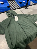 PACIFIC POLO CLUB FLEECE FULL-ZIP HOODIES - SIZE: MEN XL - FOREST GREEN - Brand New