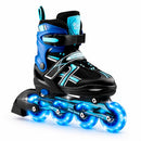 XINO SPORTS Adjustable Inline Skates - Aqua, Large 5-8 - Like New