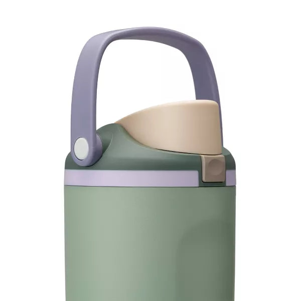 OWALA 40OZ FREESIP SWAY STAINLESS STEEL WATER BOTTLE - MISTY MEADOW - Like New