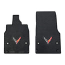 Lloyd Mats Custom Fit All-Weather 2020-2025 Chevy Corvette C8, 2PC Front - Black - Like New