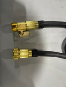 GENERIC 50FT EXPANDABLE LEAKPROOF GARDEN HOSE, 10-FUNCTION SPRAY NOZZLE - BLACK - Like New