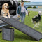 HERCCRETA WIGGE DOG RAMP FOR CAR, 63" LONG & 17" WIDE FOLDING PORTABLE DOG RAMPS - Like New